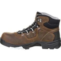Georgia Men's Amplitude 5" Comp Toe WP Work Boot - Brown - GB00216 -Rocky Shop georgia mens amplitude 5 comp toe wp work boot brown gb00216 4