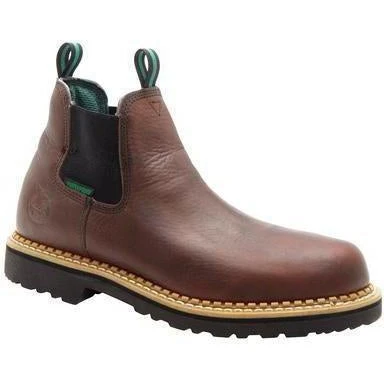 Georgia Men's Giant High Romeo Waterproof Work Boot - Brown - GR500 3 Georgia Men's Giant High Romeo Waterproof Work Boot - Brown - GR500