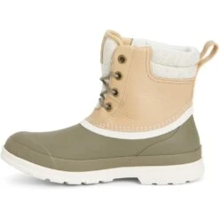 Muck Women's Originals Duck Lace Waterproof Duty Boot- Walnut- ODLW-901 -Rocky Shop odlw 901 taupe walnut 2 2400x 598e1046 b479 4955 9af9 6c7207499a17
