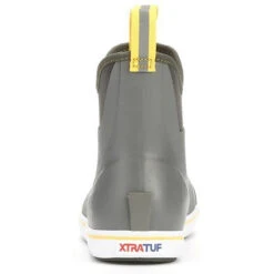 Xtratuf Men's 6" Ankle Deck Waterproof Boot - Gray / Yellow - 22735 -Rocky Shop product 22735 GRY 3 2400x c8190295 47cb 440f b024 b921c1a11af3