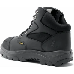 Steel Blue Men's Parkes Side Zip WP Steel Toe Hiker Work Boot - Black - 812968 -Rocky Shop pz5