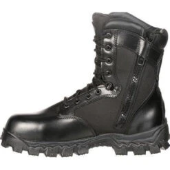 Rocky Men's Alphaforce 8" Zipper Comp Toe WP Duty Boot Black FQ0006173 -Rocky Shop rocky mens alphaforce 8 zipper comp toe wp duty boot black fq0006173 3