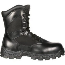Rocky Shop -Rocky Shop rocky mens alphaforce 8 zipper comp toe wp duty boot black fq0006173 7