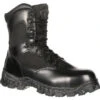 Rocky Men's Alphaforce 8" Zipper WP Duty Boot - Black - FQ0002173 -Rocky Shop rocky mens alphaforce 8 zipper wp duty boot black fq0002173