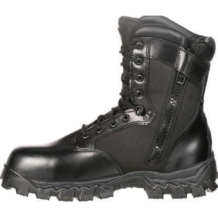 Rocky Men's Alphaforce 8" Zipper WP Duty Boot - Black - FQ0002173 6 Rocky Men's Alphaforce 8" Zipper WP Duty Boot - Black - FQ0002173 - Image 4