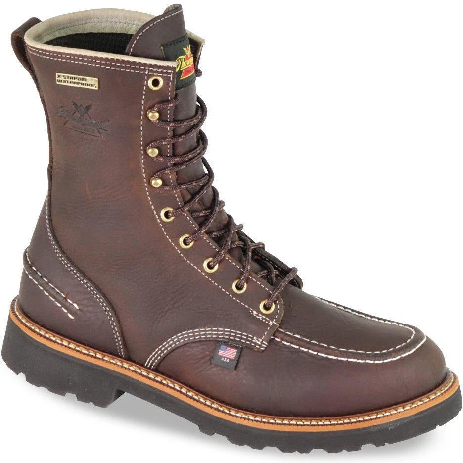Thorogood Men's Flyway 8"USA Made WP Work Boot - Brown - 814-4141 4 Thorogood Men's Flyway 8"USA Made WP Work Boot - Brown - 814-4141 - Image 2