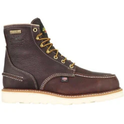 Thorogood Men's USA Made 1957 6" Moc Safety Toe WP Wedge Work Boot 804-3600 11 Thorogood Men's USA Made 1957 6" Moc Safety Toe WP Wedge Work Boot 804-3600 -Rocky Shop thorogood mens usa made 1957 6 moc safety toe wp work boot 804 3600 thorogood 2