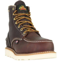 Thorogood Men's USA Made 1957 6" Moc Safety Toe WP Wedge Work Boot 804-3600 12 Thorogood Men's USA Made 1957 6" Moc Safety Toe WP Wedge Work Boot 804-3600 -Rocky Shop thorogood mens usa made 1957 6 moc safety toe wp work boot 804 3600 thorogood 3