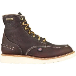 Thorogood Men's USA Made 1957 6" Moc Toe WP Wedge Work Boot Brown - 814-3600 -Rocky Shop thorogood mens usa made 1957 6 moc toe wp work boot brown 814 3600 thorogood 2