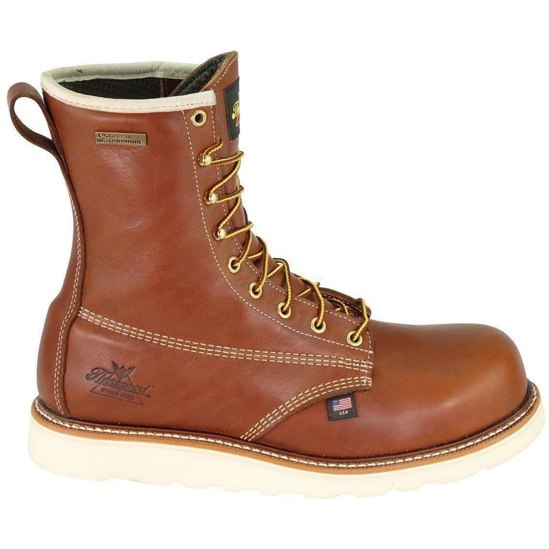 Thorogood Men's USA Made Amer Heritage 8" Comp Toe Wedge Work Boot 804-4210 5 Thorogood Men's USA Made Amer Heritage 8" Comp Toe Wedge Work Boot 804-4210 - Image 3