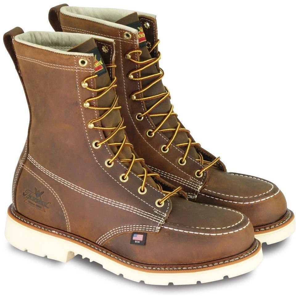 Thorogood Men's USA Made Amer. Heritage 8" Stl Toe Work Boot 804-4378 3 Thorogood Men's USA Made Amer. Heritage 8" Stl Toe Work Boot 804-4378