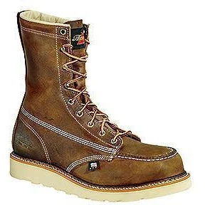 Thorogood Men's USA Made Amer. Heritage 8" Stl Toe Work Wedge Boot 804-4478 4 Thorogood Men's USA Made Amer. Heritage 8" Stl Toe Work Wedge Boot 804-4478 - Image 2