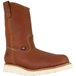 Thorogood Men's USA Made Amer Heritage Stl Toe Wel Wedge Work Boot 804-4205 -Rocky Shop thorogood mens usa made amer heritage stl toe wel work boot 804 4205 thorogood 3