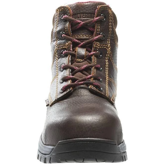 Wolverine Women's Piper 6" Comp Toe WP EH Work Boot - Brown - W10180 5 Wolverine Women's Piper 6" Comp Toe WP EH Work Boot - Brown - W10180 - Image 3